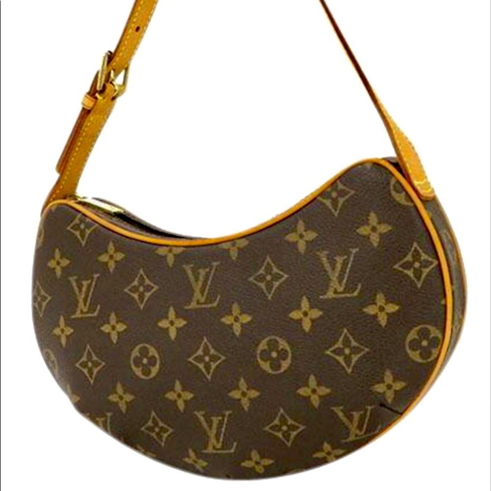 Louis Vuitton Croissant Canvas Shoulder Bag